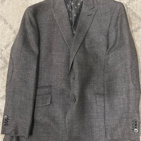 Classic Joseph Abboud Reda Gray Men's Blazer. 48R - Picture 4 of 6